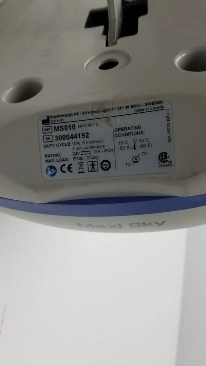 Arjo Maxi Sky 2 Patient Ceiling Lift Ref MS010 Patient Ceiling Lift, second-hand product photo 8