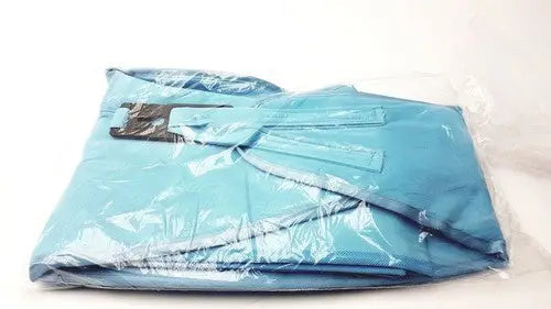 Light blue foldable patio umbrella in clear plastic packaging for arjohuntleigh active sling mfa3000 200kg use