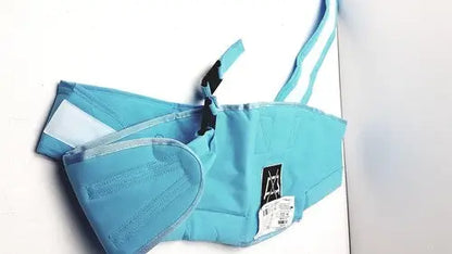 Light blue fabric arjohuntleigh active sling mfa3000 with adjustable straps and black logo patch supporting 200kg capacity
