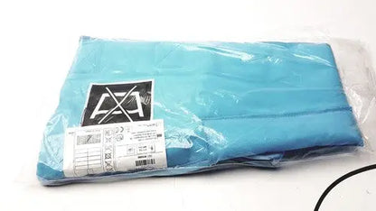 Blue inflatable mattress wrapped in clear plastic with black and white label for arjohuntleigh active sling mfa3000 200kg