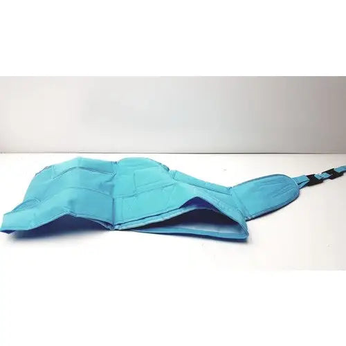 Light blue fabric arjohuntleigh active sling mfa3000 support belt with adjustable strap and padded sections for 200kg use