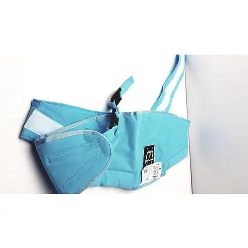Light blue fabric arjohuntleigh active sling mfa3000 with adjustable straps and black logo patch supporting 200kg capacity