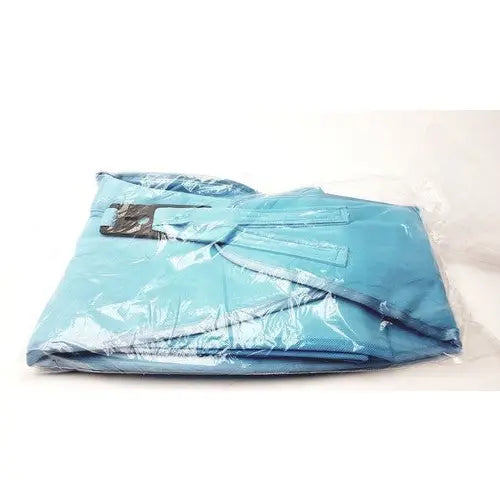 Light blue foldable patio umbrella in clear plastic packaging for arjohuntleigh active sling mfa3000 200kg use