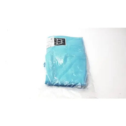 A light blue arjohuntleigh active sling mfa3000 200kg neatly folded in clear plastic packaging with a black and white label