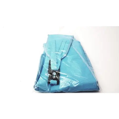 Light blue foldable beach umbrella with black handle and zipper closure for arjohuntleigh active sling mfa3000 200kg