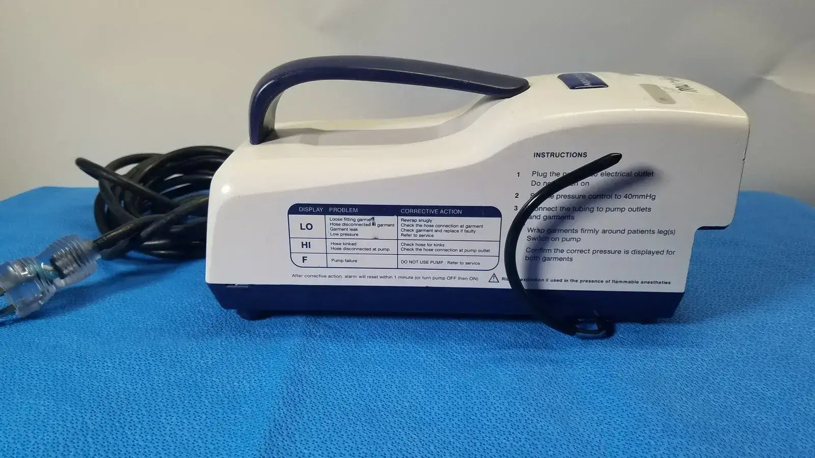 Arjohuntleigh Flowtron Excel DVT Pump DVT Pump, as-is (for parts) product photo 6