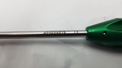 Arthrex ar-1920tb bio-corkscrew combo punch tap surgical instrument with green handle and stainless steel shaft