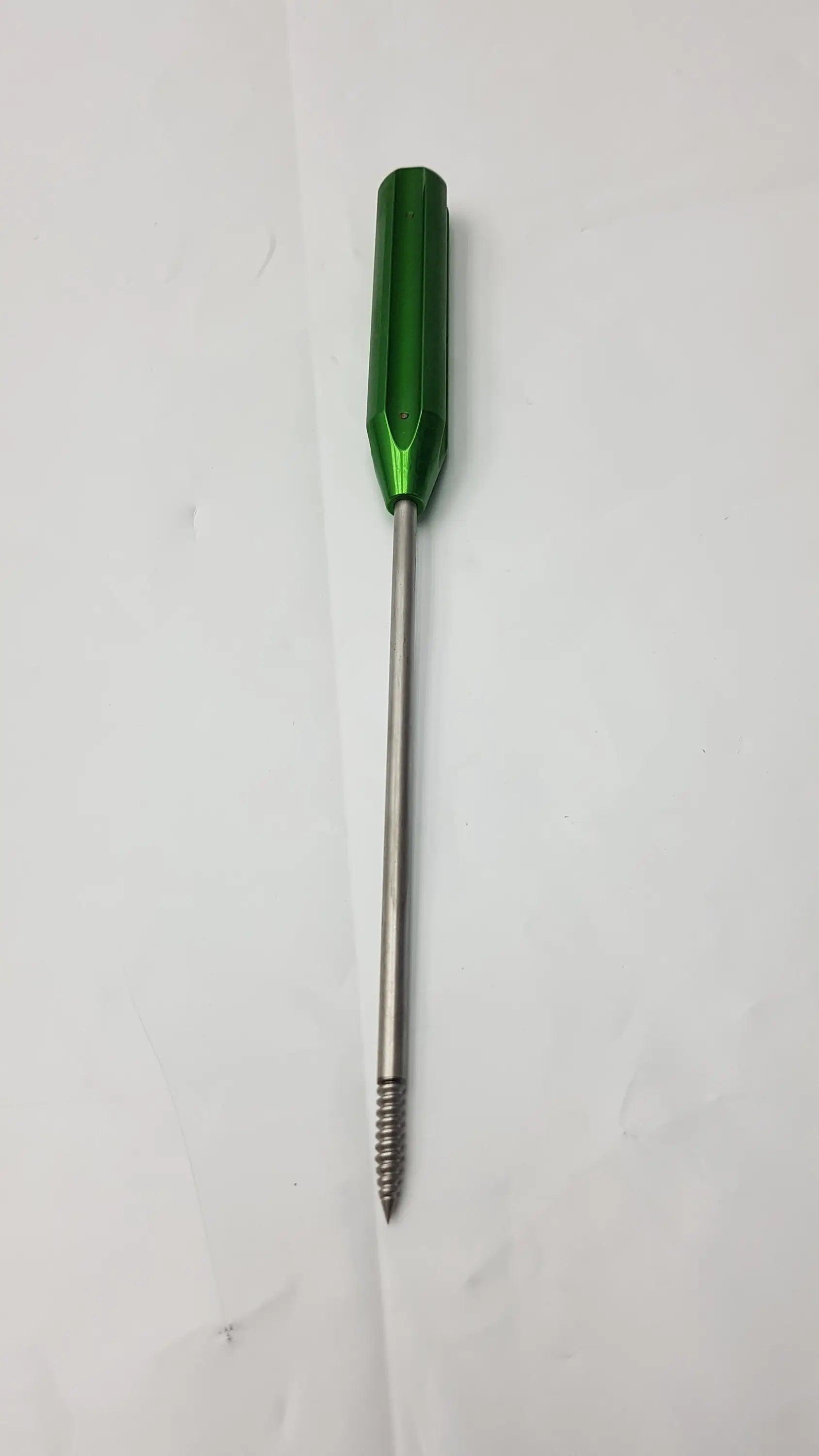 Green hexagonal handle punch tap with metallic shaft for arthrex ar-2324ptb used with swivelock anchor systems