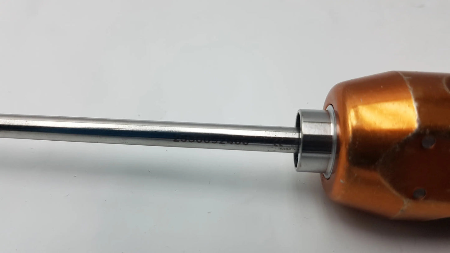 Arthrex ar-6563 reusable obturator surgical instrument with orange handle and stainless steel shaft