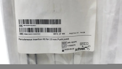 Arthrex REF AR-1923PK Kit for 2.9mm PushLock Surgical Implant Kit, second-hand product photo 6