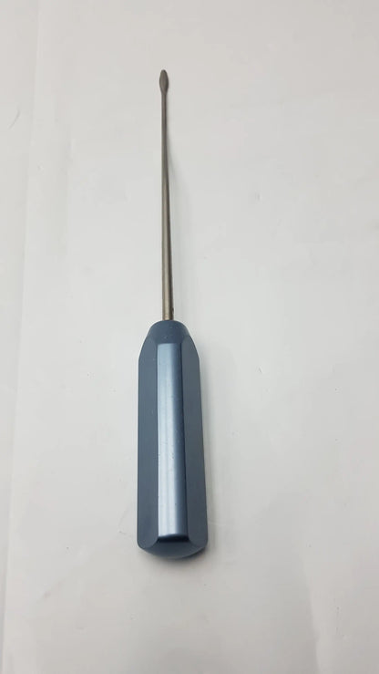 ArthroCare 22-4003 blue-handle surgical instrument with gray ergonomic handle and precision metallic shaft and tip