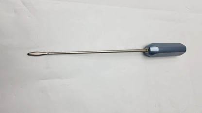 ArthroCare 22-4003 blue-handle surgical instrument with gray hexagonal handle and long metallic shaft for precision use