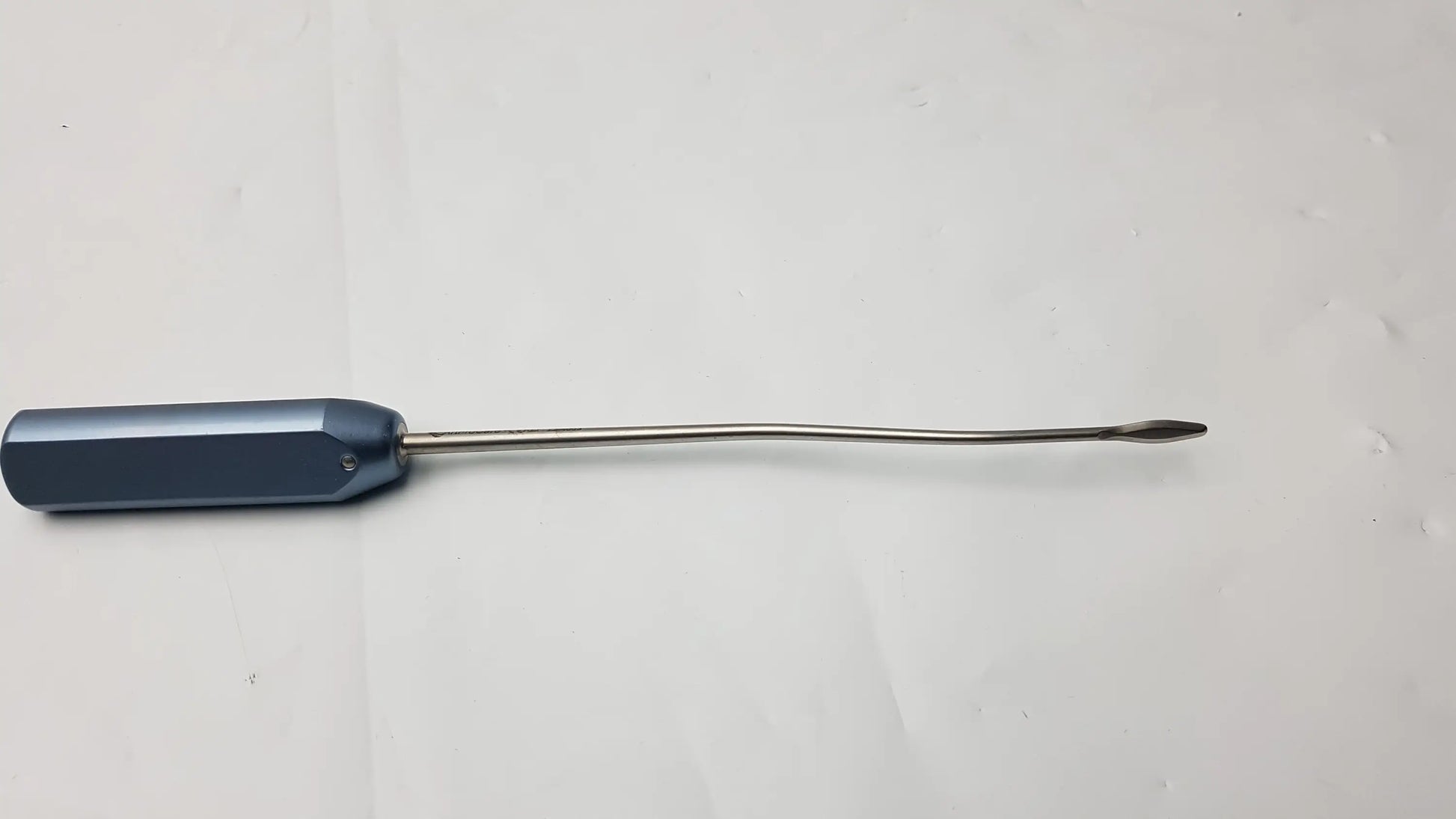 ArthroCare 22-4003 blue-handle surgical instrument with long slender metallic shaft and tapered tip precision surgical tool
