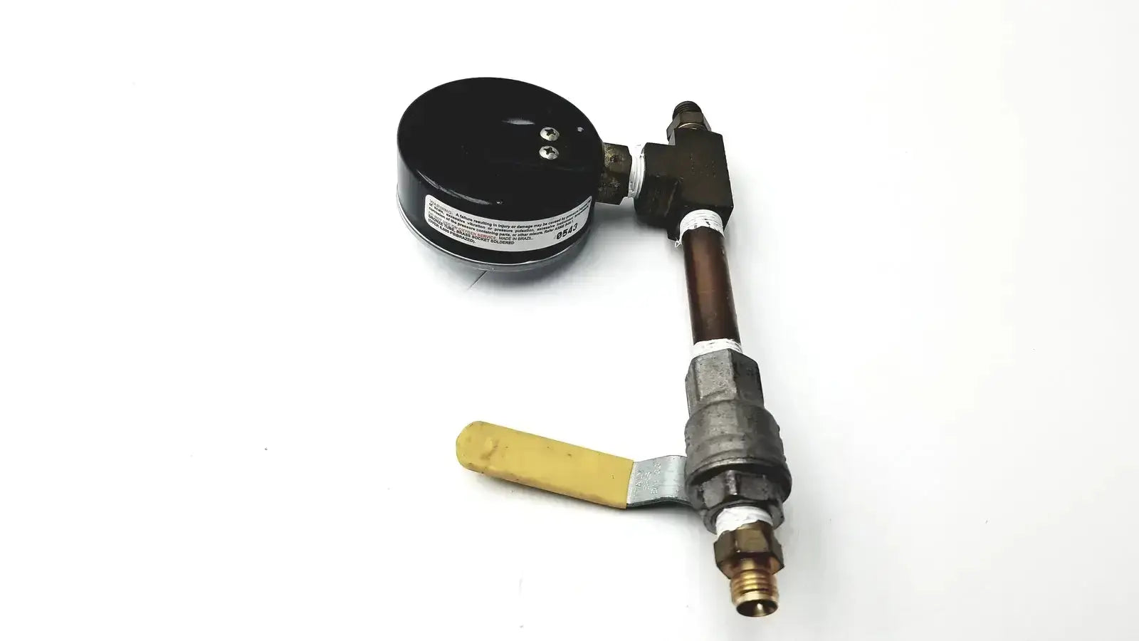 Ashcroft Dual-Scale Gauge 0 to 200 psi and 0 to 1400 kPa 1008 With Jomar Value Pressure Gauge, second-hand product photo 5