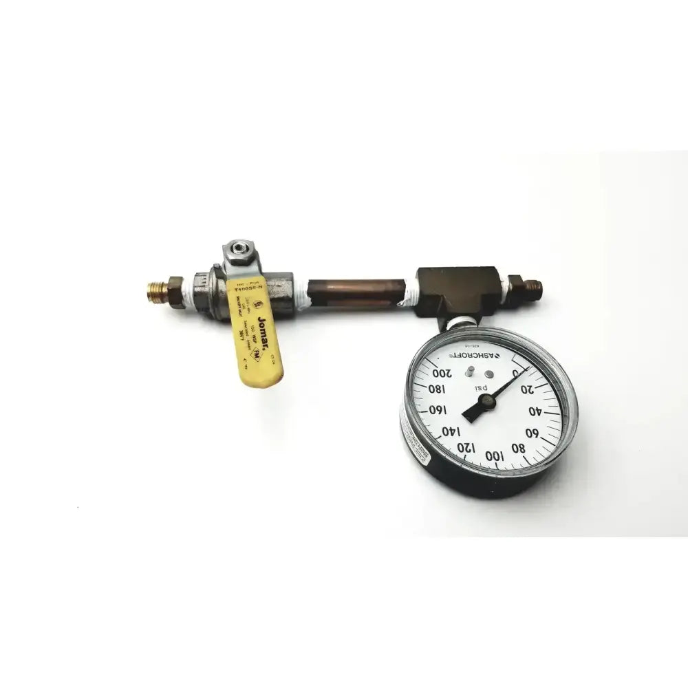 Ashcroft Dual-Scale Gauge 0 to 200 psi and 0 to 1400 kPa 1008 With Jomar Value Pressure Gauge, second-hand product photo 3