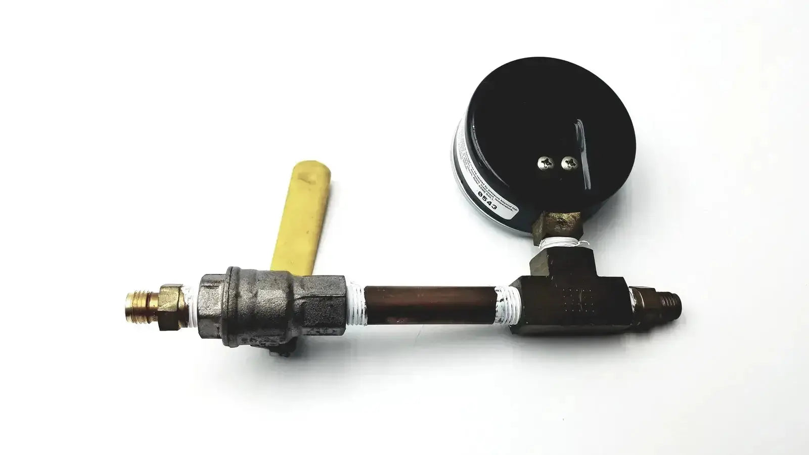 Ashcroft Dual-Scale Gauge 0 to 200 psi and 0 to 1400 kPa 1008 With Jomar Value Pressure Gauge, second-hand product photo 4