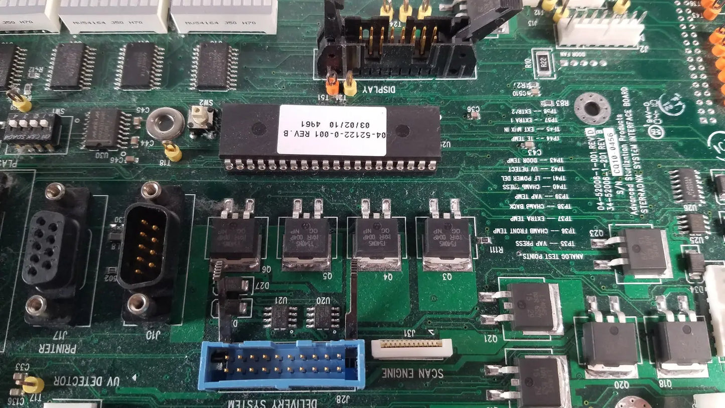 ASP Sterrad NX Sterilizer Universal Control Boards Assy 34-52006-1-201 Sterilizer Control Board Assembly, second-hand product photo 10