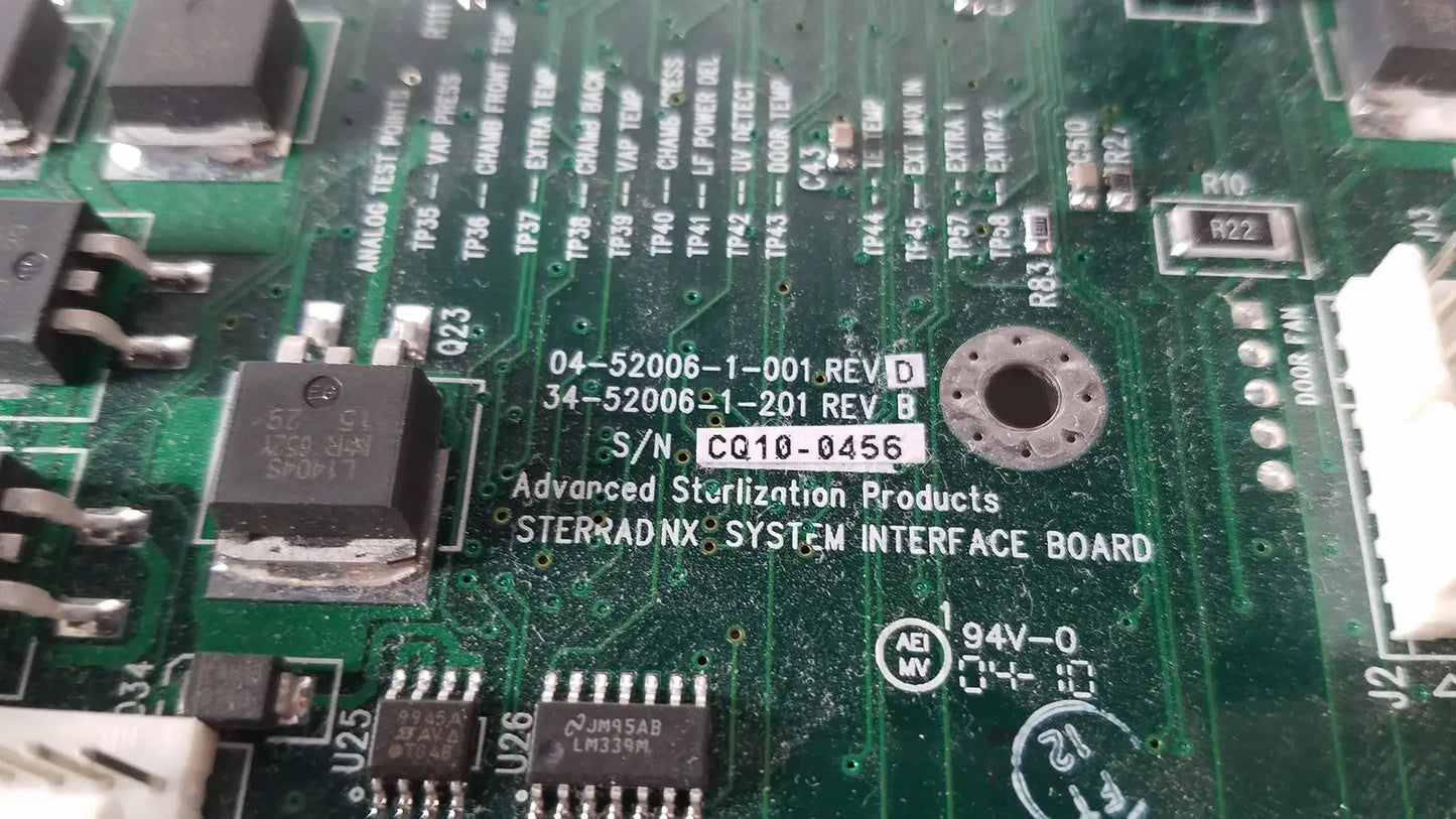 ASP Sterrad NX Sterilizer Universal Control Boards Assy 34-52006-1-201 Sterilizer Control Board Assembly, second-hand product photo 12