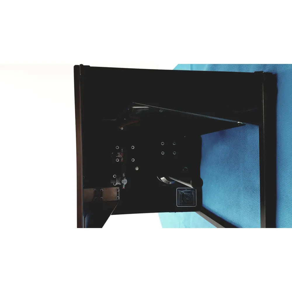 Black rectangular autobag pacesetter bagger sealer machine with hinged lid and visible internal mechanical components