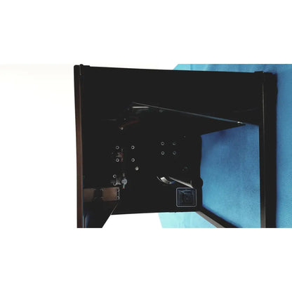 Black rectangular autobag pacesetter bagger sealer machine with hinged lid and visible internal mechanical components