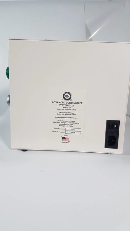 AUVS KR615 Countertop UV Disinfection Device Version UV Disinfection Device, as-is (for parts) product photo 5