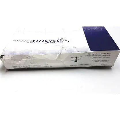 A white and blue cardboard box labeled savosure pro+ containing the avosure pt pro+ prothrombin time system