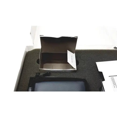 Black leather wallet with zipper closure designed for secure storage in avosure pt pro+ prothrombin time system 90-1103