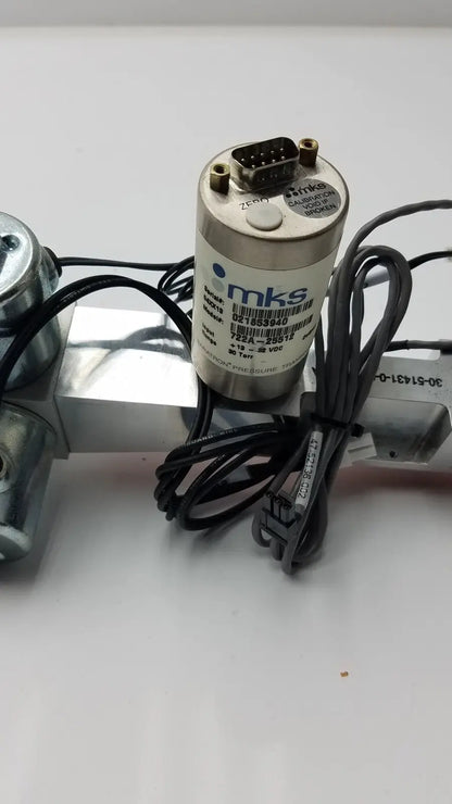 Baratron Pressure Transducer MKS 722A-25512 With Norgren Valve 6X1041-2 Pressure Transducer, second-hand product photo 9