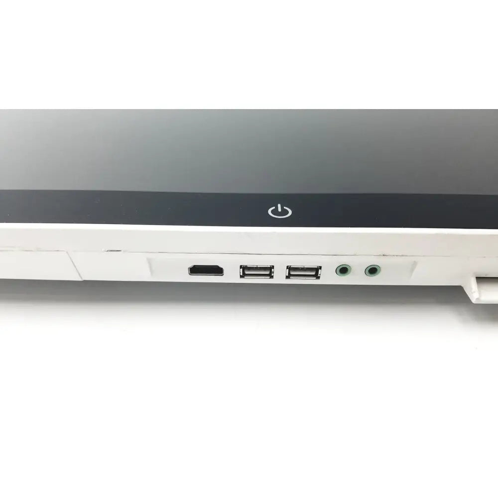 White barco ja018 smart terminal bedside multi-touch with black power button and ports including hdmi usb-a audio jacks
