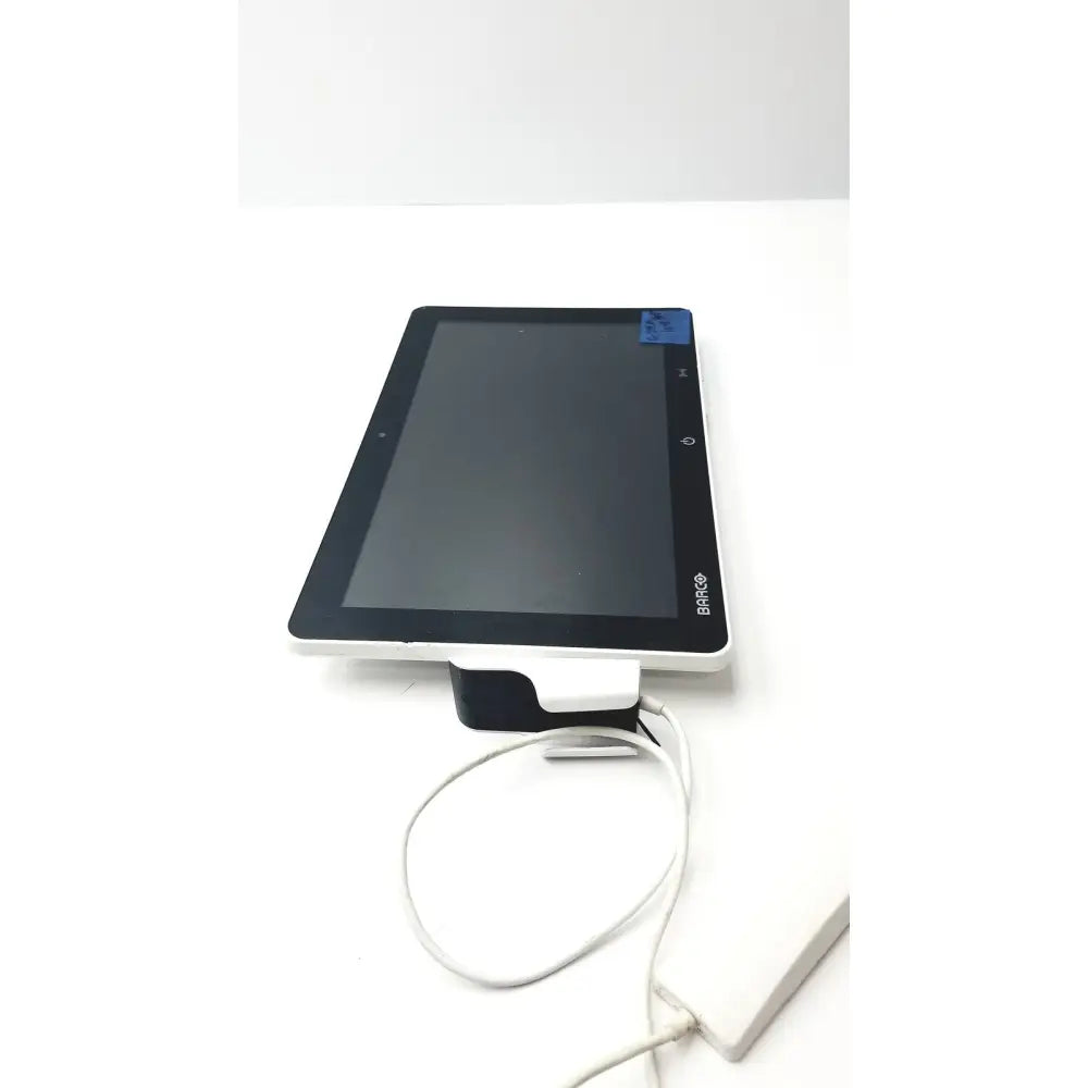 Barco ja018 smart terminal bedside multi-touch 18.5 inch sleek rectangular black and white barcode tablet design