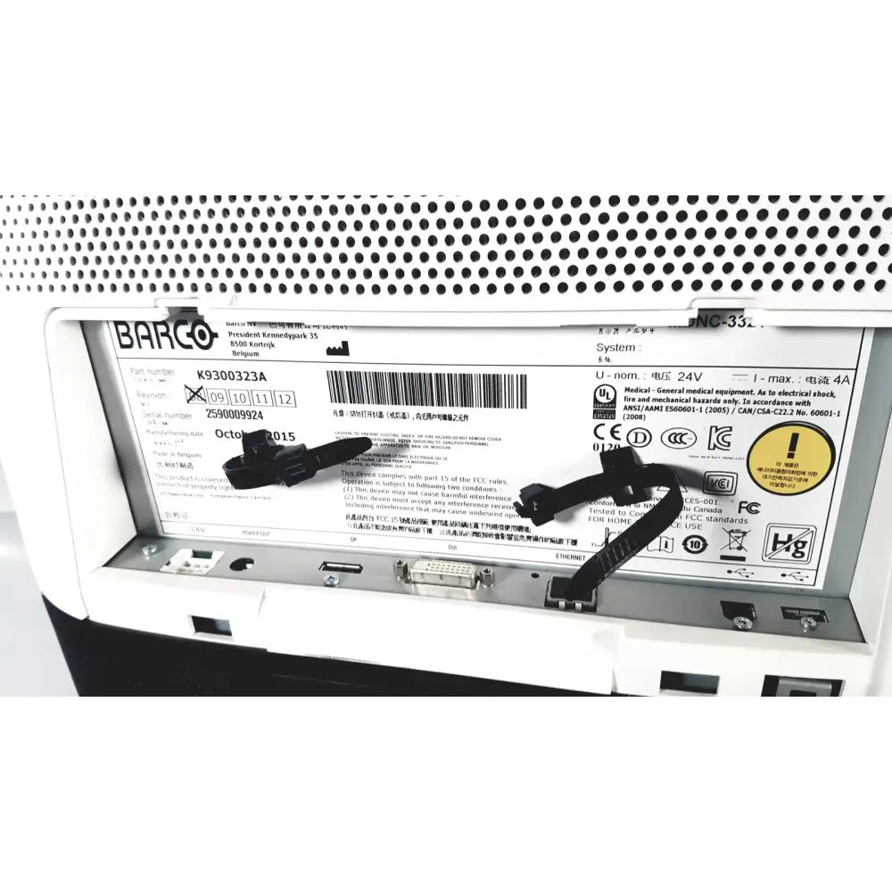 Barco Nio MDNC 3321 3MP 21" Color General Radiology Display (K9300323A) Radiology Display, as-is (for parts) product photo 4