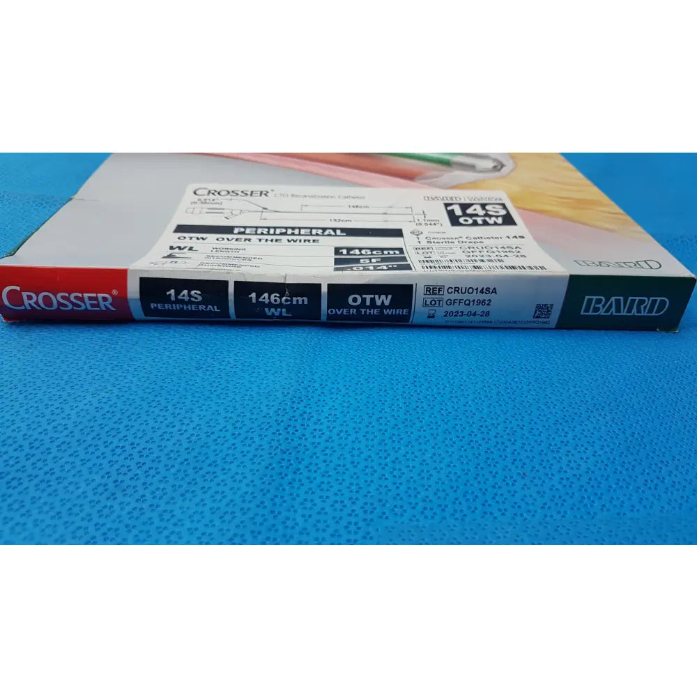 Bard 14S OTW Crosser CTO Recanalization Catheter Ref CRUO14SA - Interventional Catheter