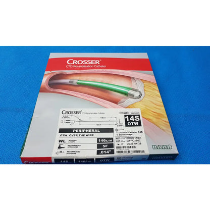 Bard 14S OTW Crosser CTO Recanalization Catheter Ref CRUO14SA - Interventional Catheter