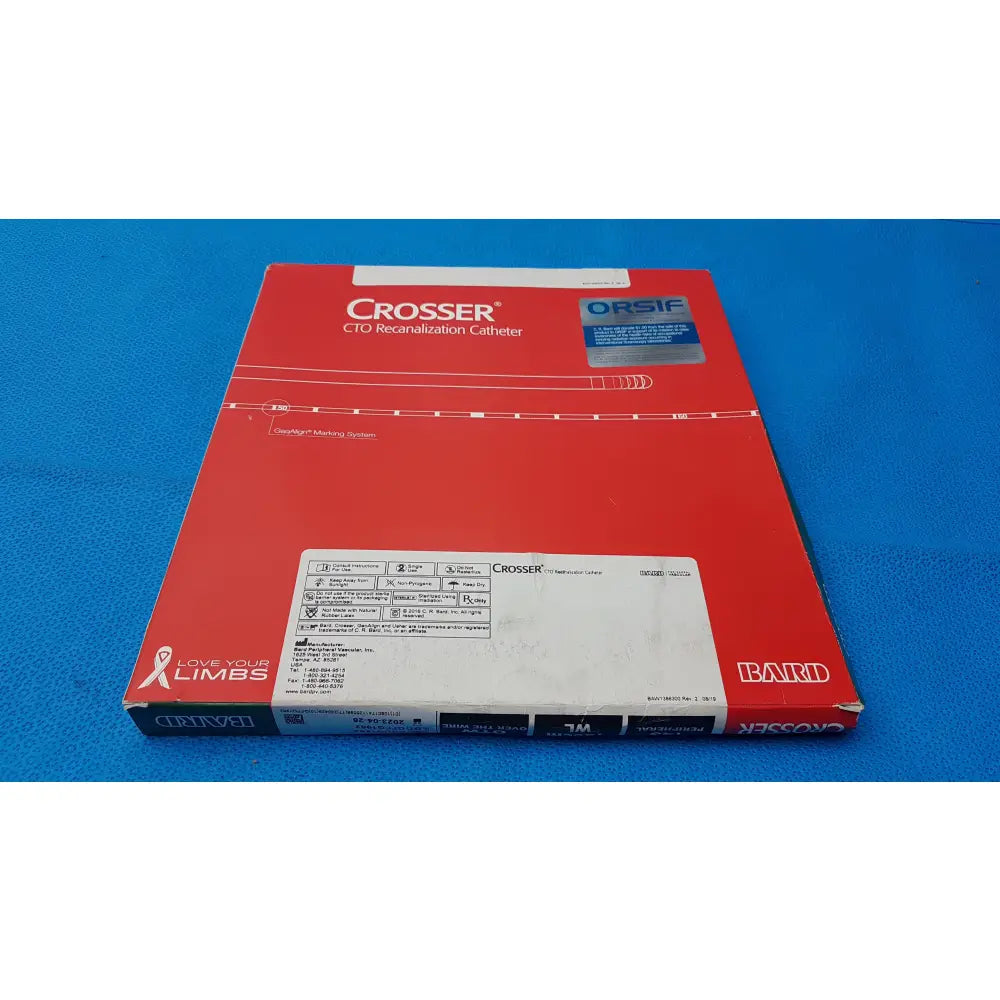 Bard 14S OTW Crosser CTO Recanalization Catheter Ref CRUO14SA - Interventional Catheter