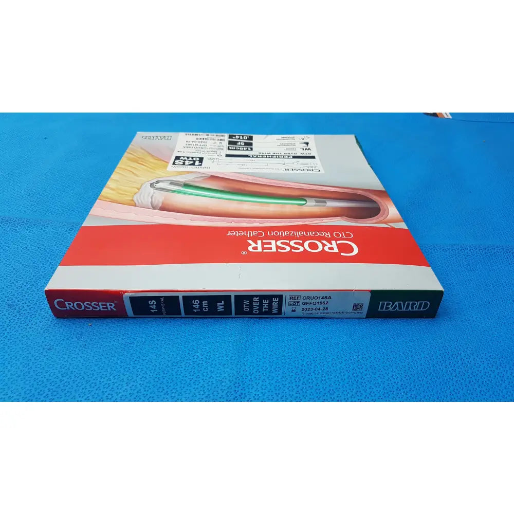 Bard 14S OTW Crosser CTO Recanalization Catheter Ref CRUO14SA - Interventional Catheter