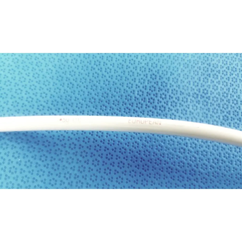White plastic cable of bard 21fr maloney tapered tungsten-filled esophageal bougie with 304 european print in red