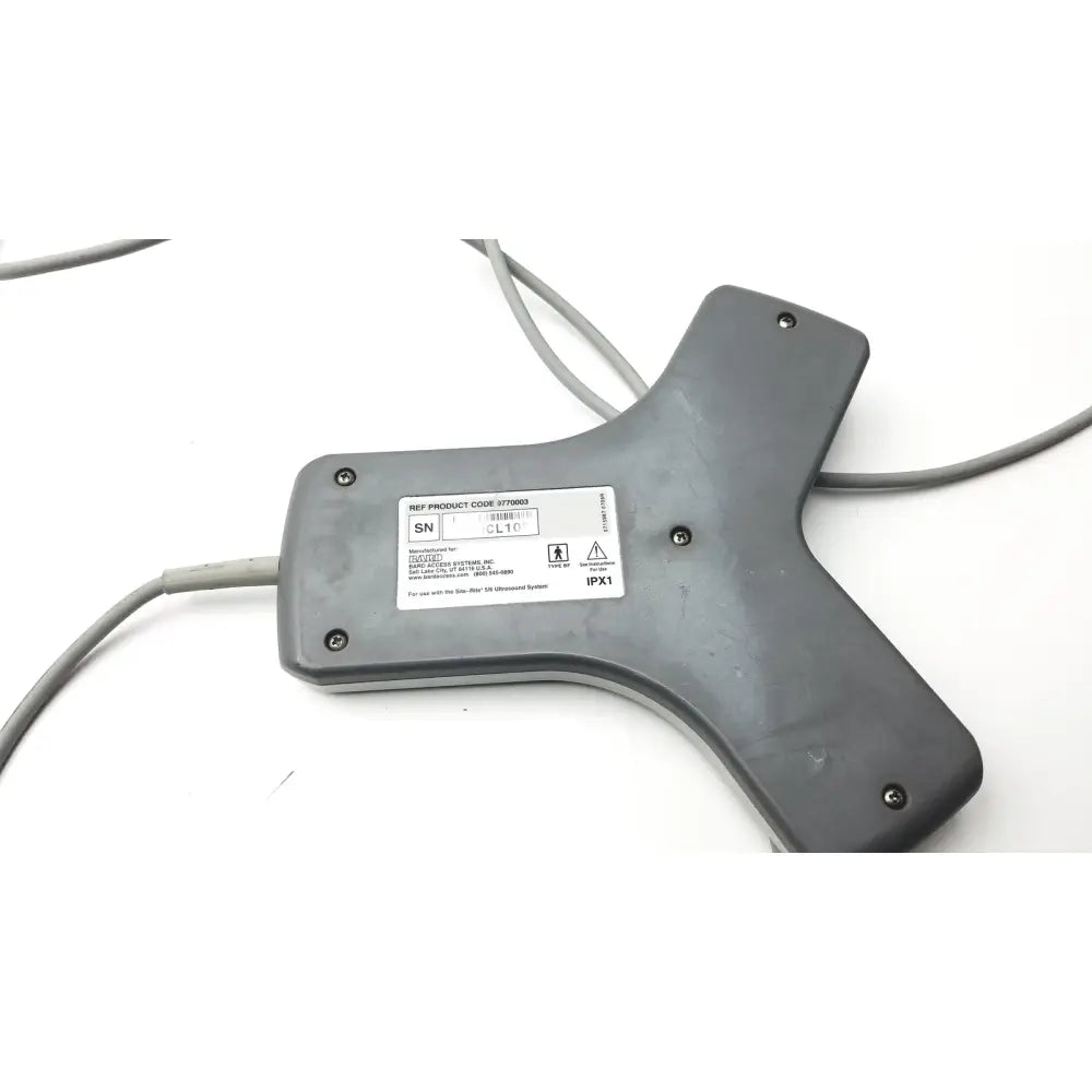 Gray plastic bard access tls ii usb based sensor handheld device with integrated cables and model cl1c label