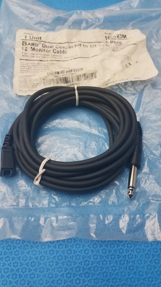 Reuse Medical Bard Dual Connector to 1/4" TRS Monitor Audio Cable Video Cables & Interconnects, second-hand product photo 1