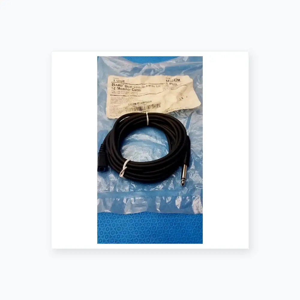 Reuse Medical Bard Dual Connector to 1/4" TRS Monitor Audio Cable Video Cables & Interconnects, second-hand product photo 1
