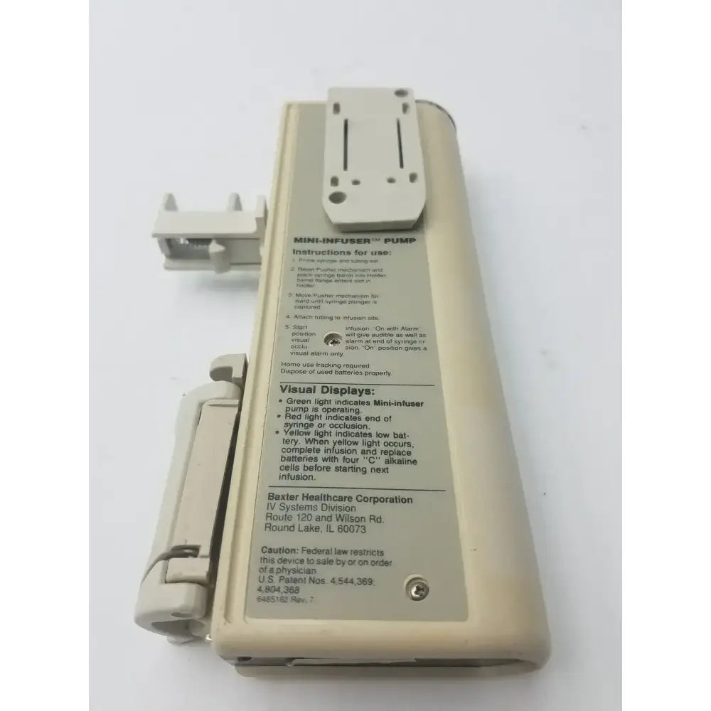 Bard Mini Infuser 150 Pump Visual Displays Infusion Pump Display, second-hand product photo 8