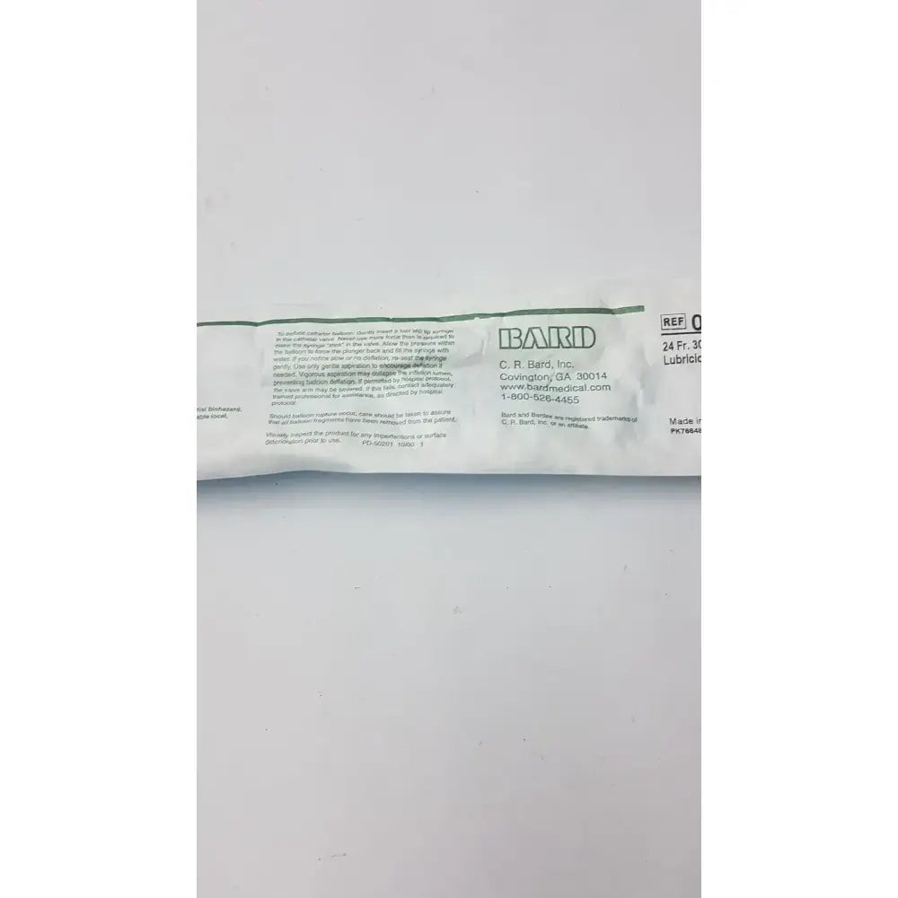 Bard Ref 0166L24, 24FR 30cc Foley Catheter, new product photo 2