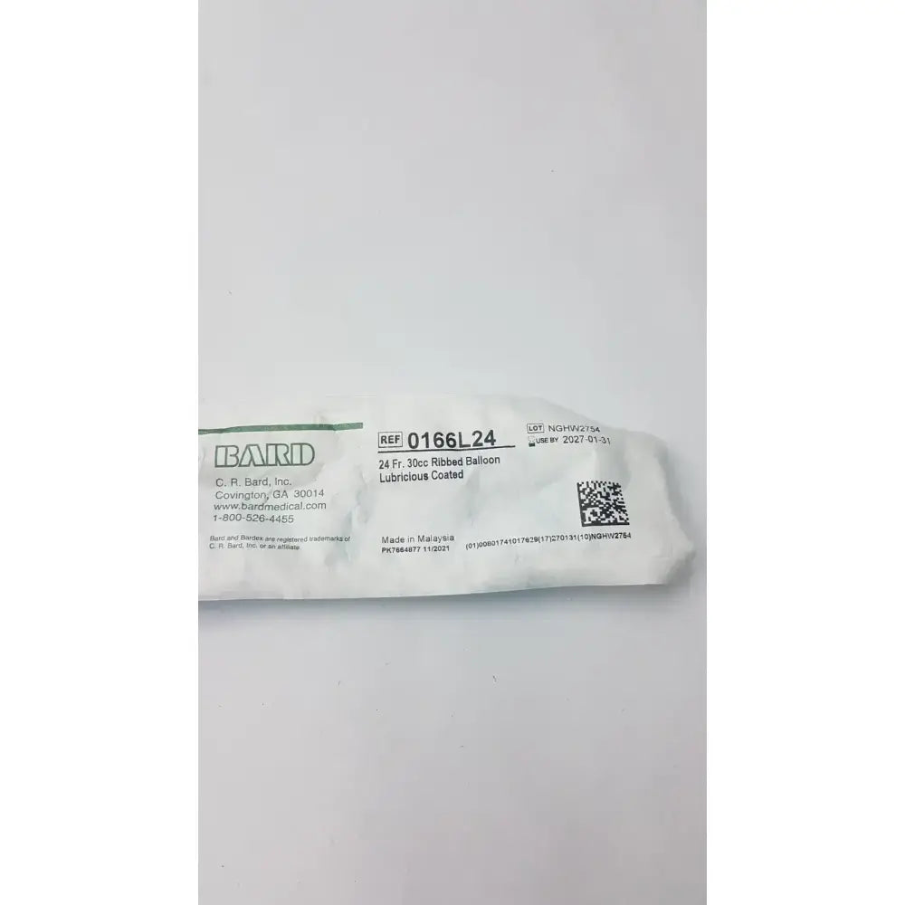Bard Ref 0166L24, 24FR 30cc Foley Catheter, new product photo 1