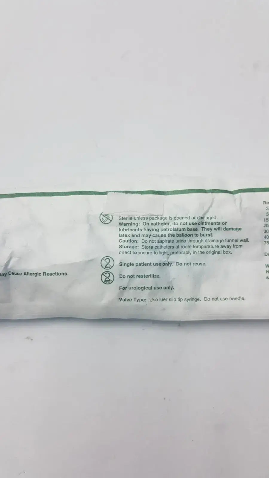 Bard Ref 0166L24, 24FR 30cc Foley Catheter, new product photo 4