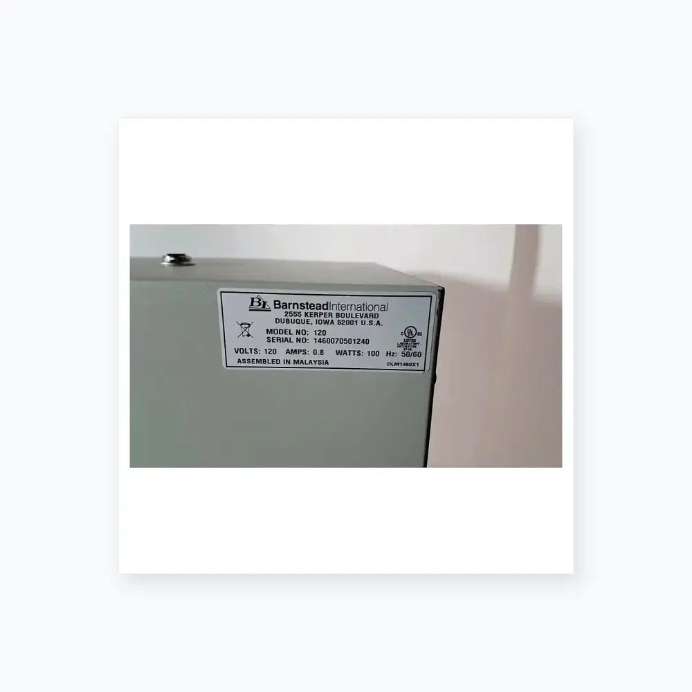 Barnstead/Lab-Line Model 120 Compact Benchtop Incubator Laboratory Incubator, second-hand product photo 6