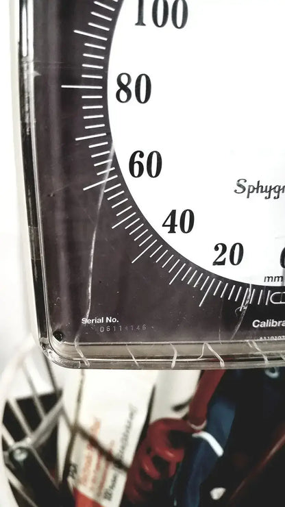 Baum Baumanometer Roll By Aneroid Sphygmomanometer Mobile BP Monitor Unit Sphygmomanometer, second-hand product photo 12