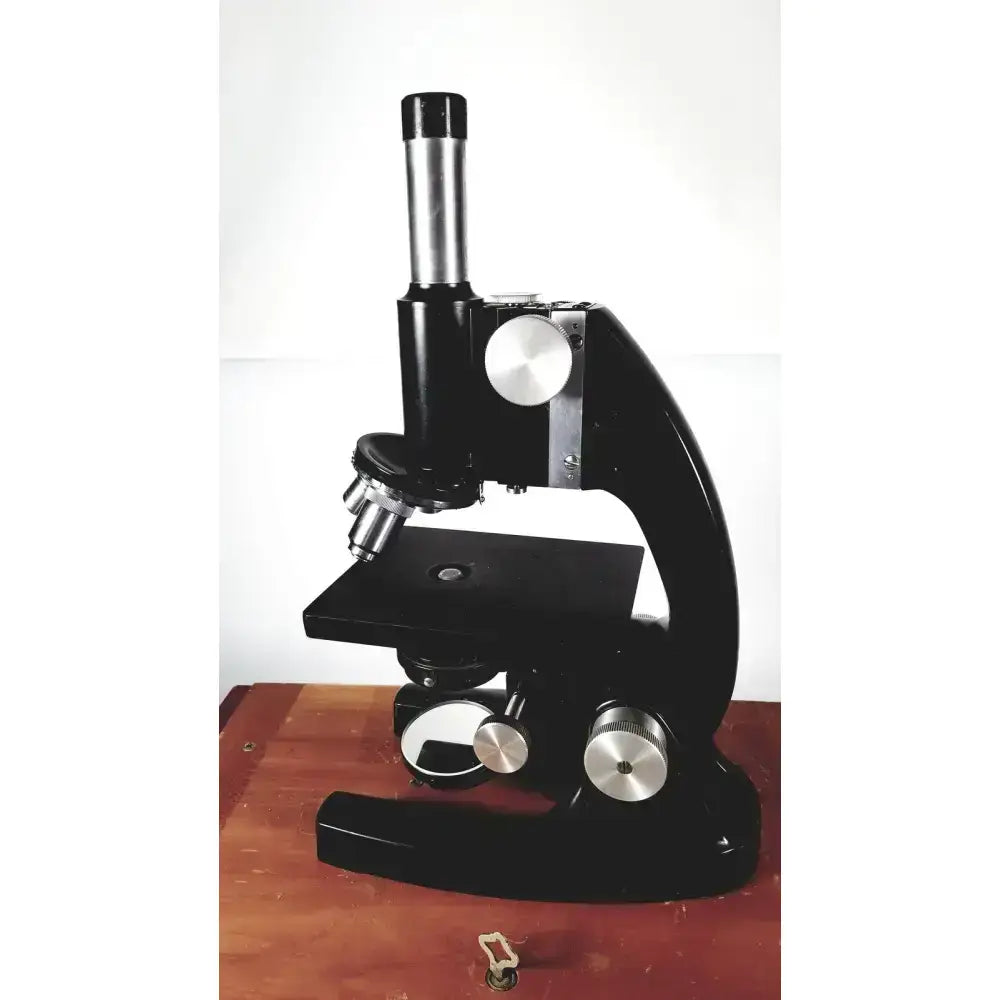 Bausch & Lomb Optical Co. Microscope in Wood Eimer Microscope, as-is (for parts) product photo 6