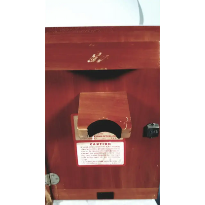 Bausch & Lomb Optical Co. Microscope in Wood Eimer Microscope, as-is (for parts) product photo 15