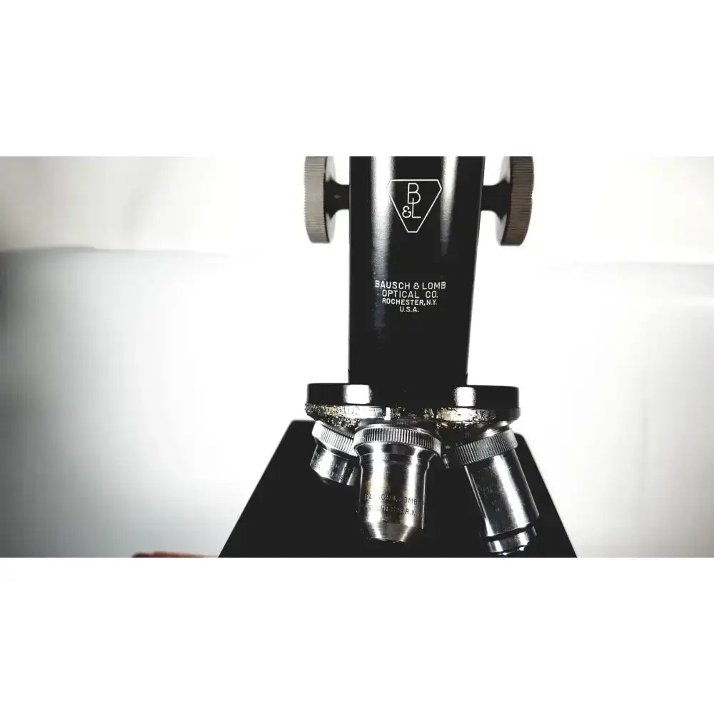 Bausch & Lomb Optical Co. Microscope in Wood Eimer Microscope, as-is (for parts) product photo 3