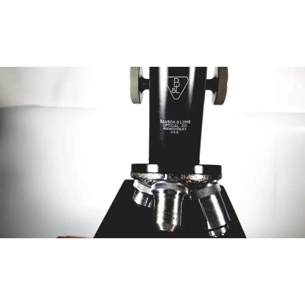 Bausch & Lomb Optical Co. Microscope in Wood Eimer Microscope, as-is (for parts) product photo 3