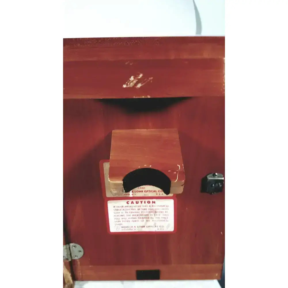 Bausch & Lomb Optical Co. Microscope in Wood Eimer Microscope, as-is (for parts) product photo 15